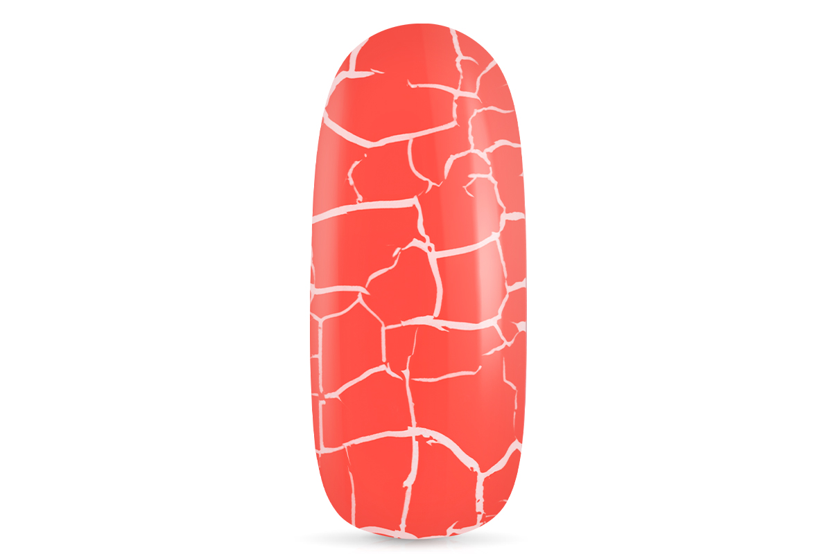 Jolifin LAVENI Shellac - cracked neon-peach 10ml