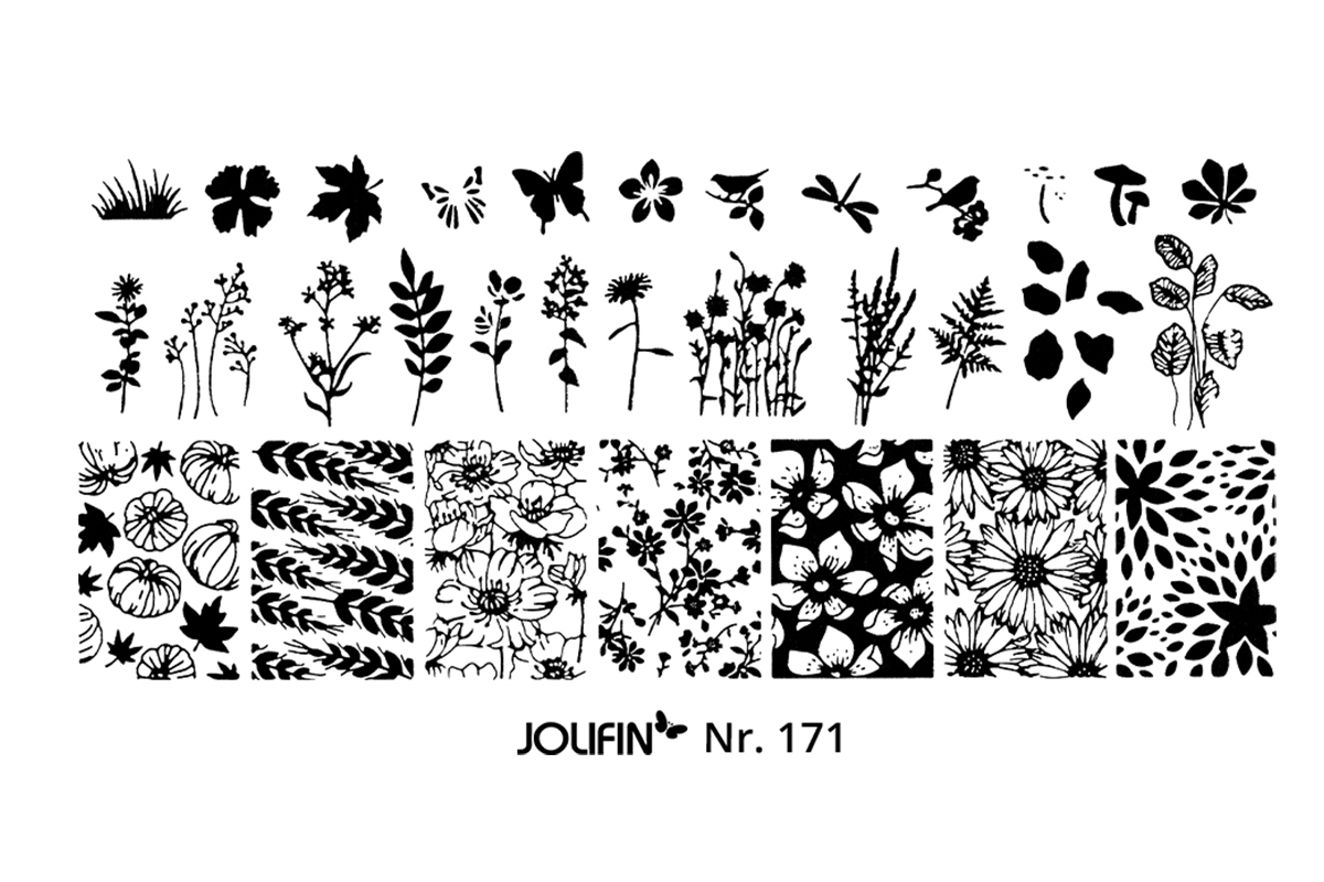 Jolifin Stamping-Schablone Nr. 171