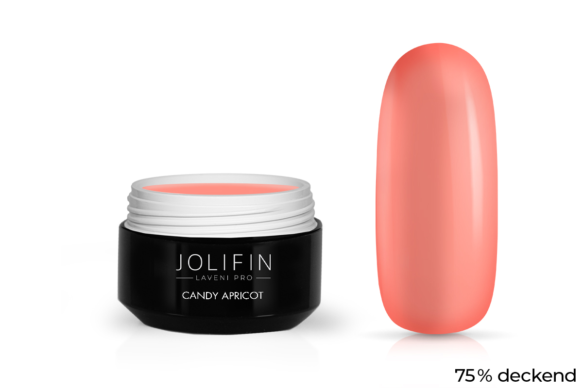 Jolifin LAVENI PRO colour gel - candy apricot 