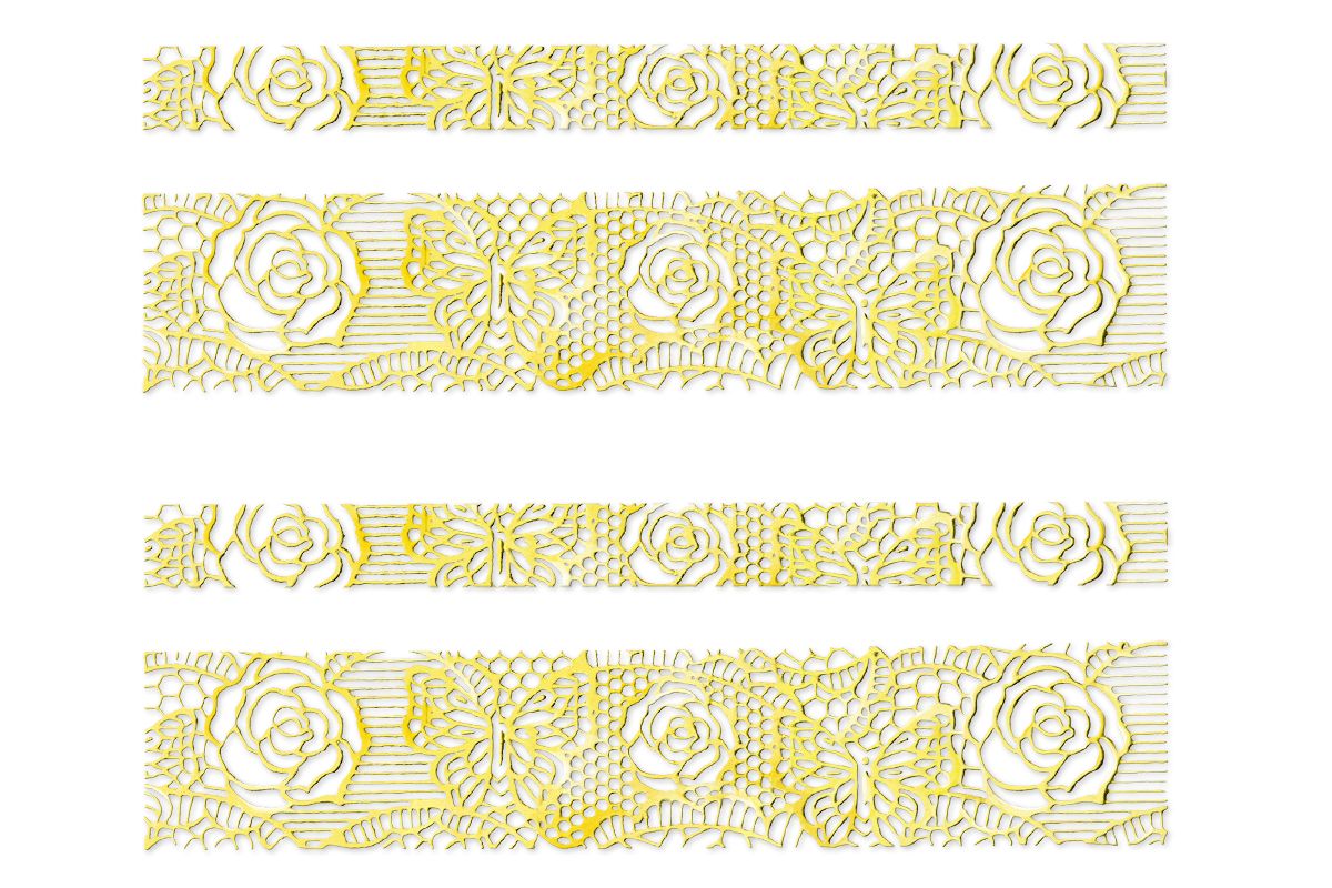 Jolifin LAVENI Lace Sticker - Gold 2