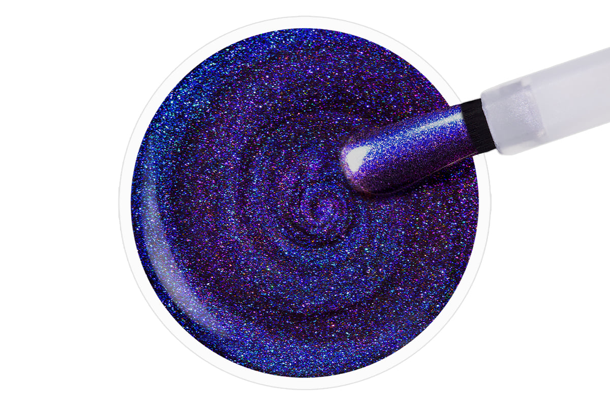 Jolifin LAVENI Shellac - Cat-Eye 5D FlipFlop purple & blue 10ml