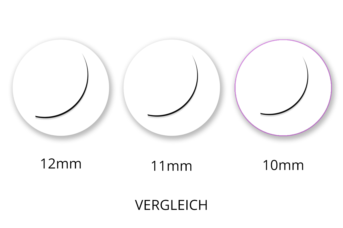 Jolifin Lashes - SingleBox 10mm - 1:1 D-Curl 0,15