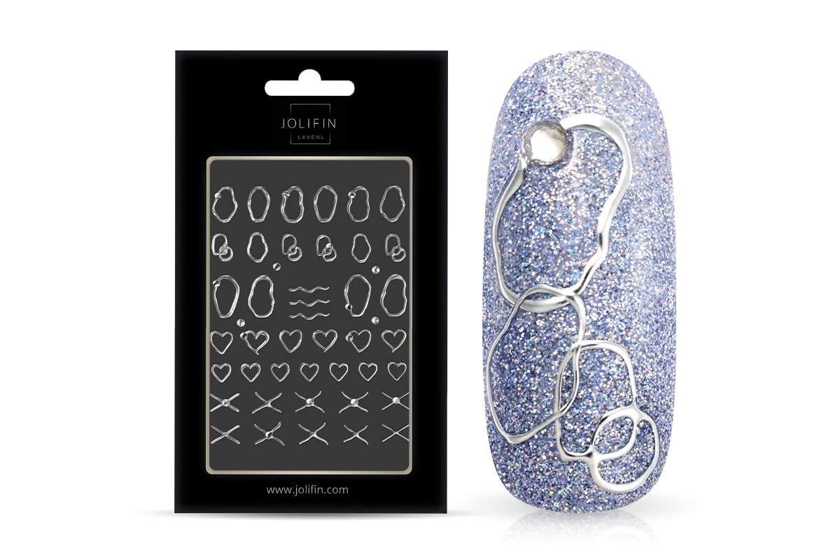 Jolifin LAVENI XL Sticker - Silver 40