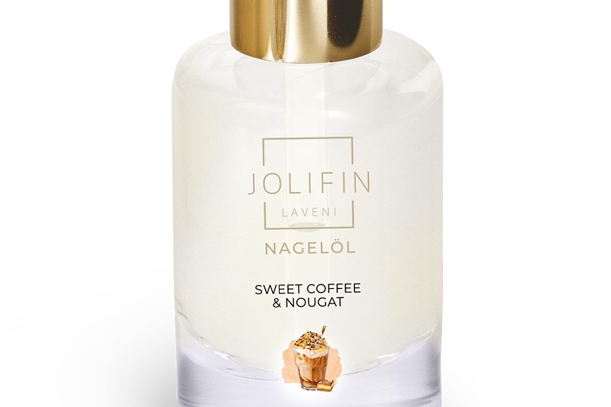 Jolifin LAVENI Nagelöl - Sweet Coffee & Nougat 10ml