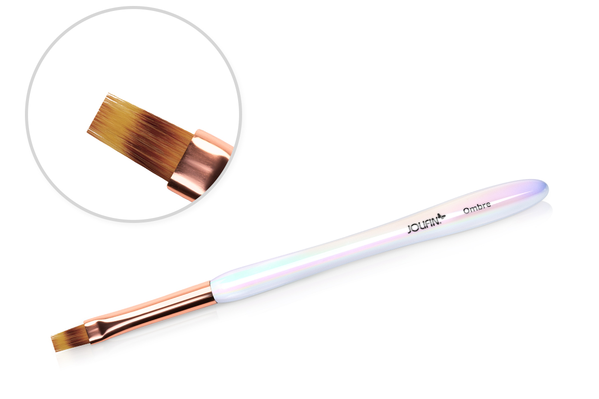 Jolifin Aurora Pinsel weiß - ombre