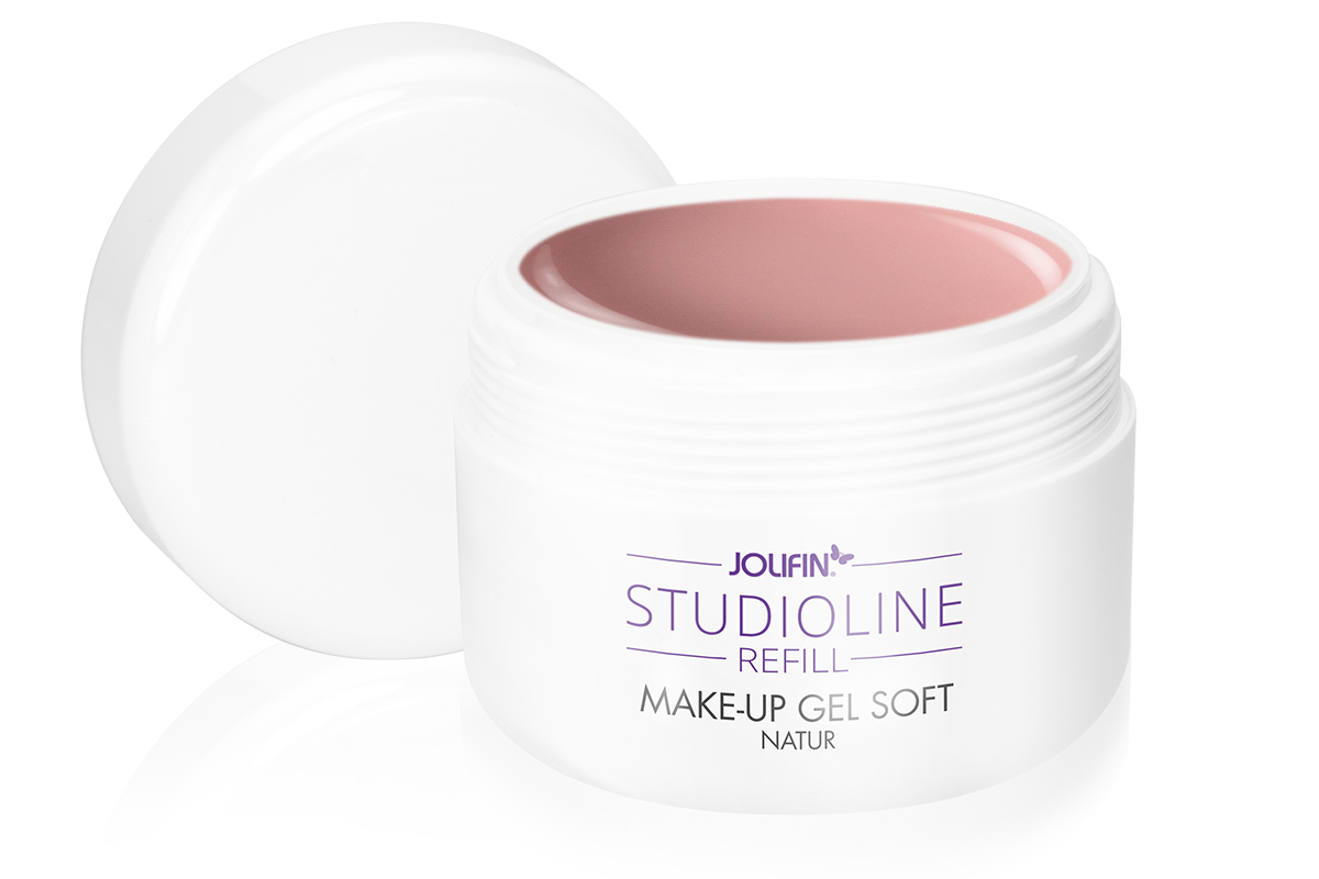 Jolifin Studioline Refill - Make-Up Gel soft natur 250ml