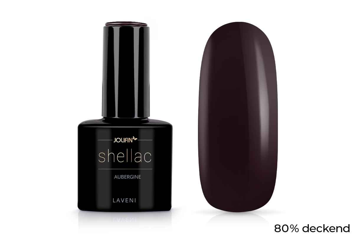 Jolifin LAVENI Shellac - aubergine 10ml
