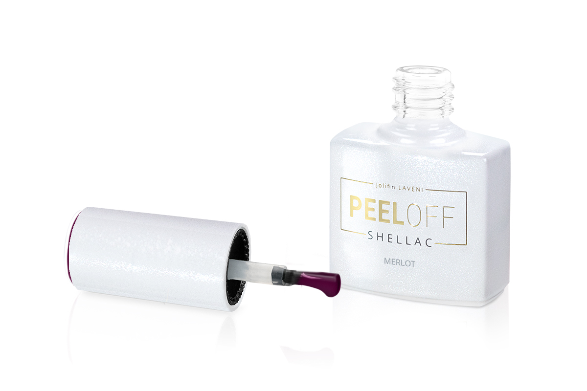 Jolifin LAVENI Shellac PeelOff - merlot 10ml