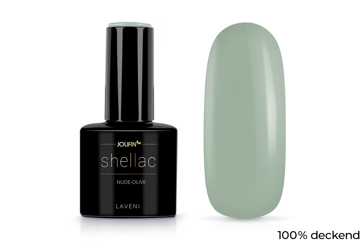Jolifin LAVENI Shellac - nude-olive 10ml