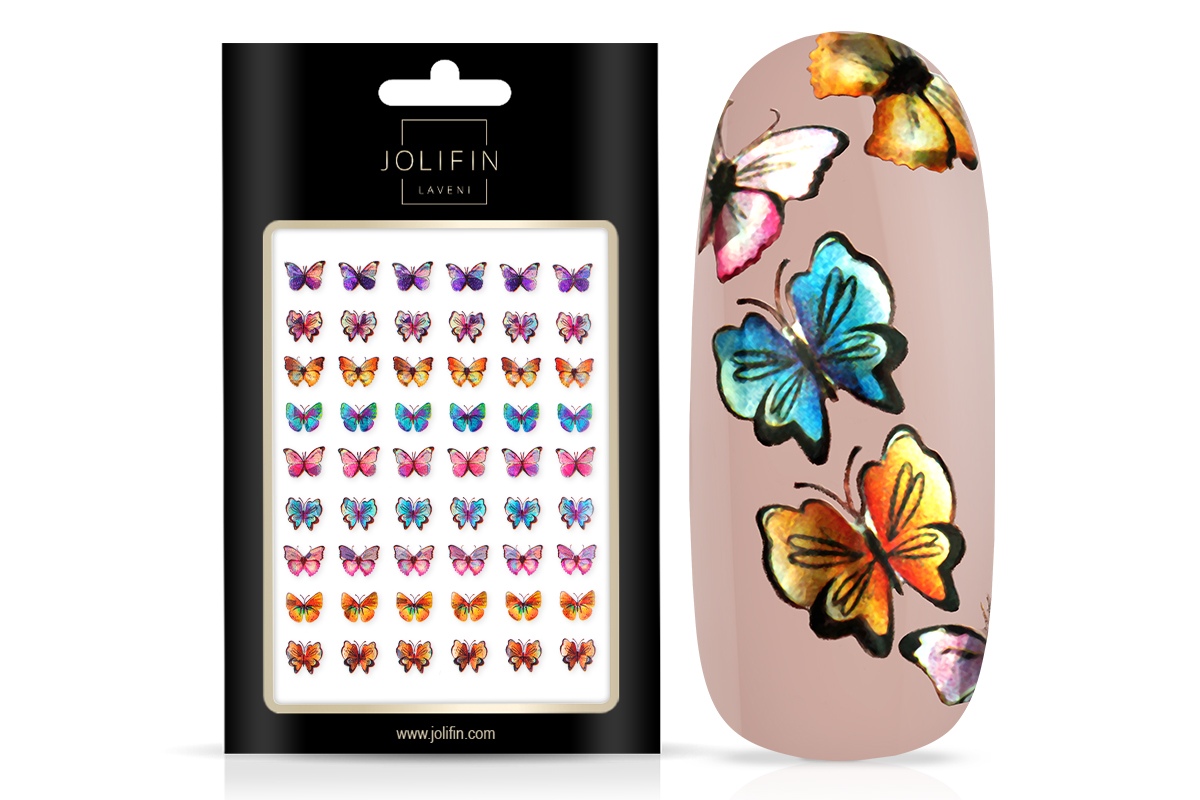 Jolifin LAVENI XL Sticker - Butterfly Hologramm Nr. 1