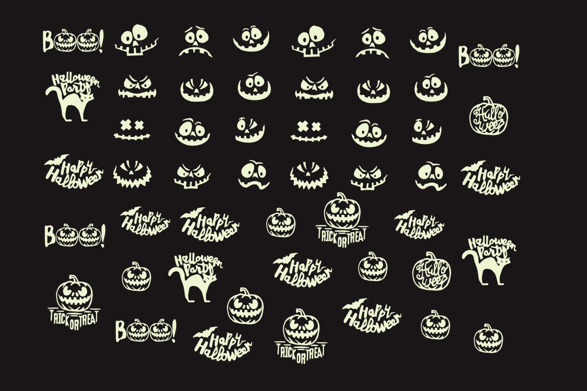 Jolifin LAVENI XL Sticker - Nightshine Halloween Nr. 4