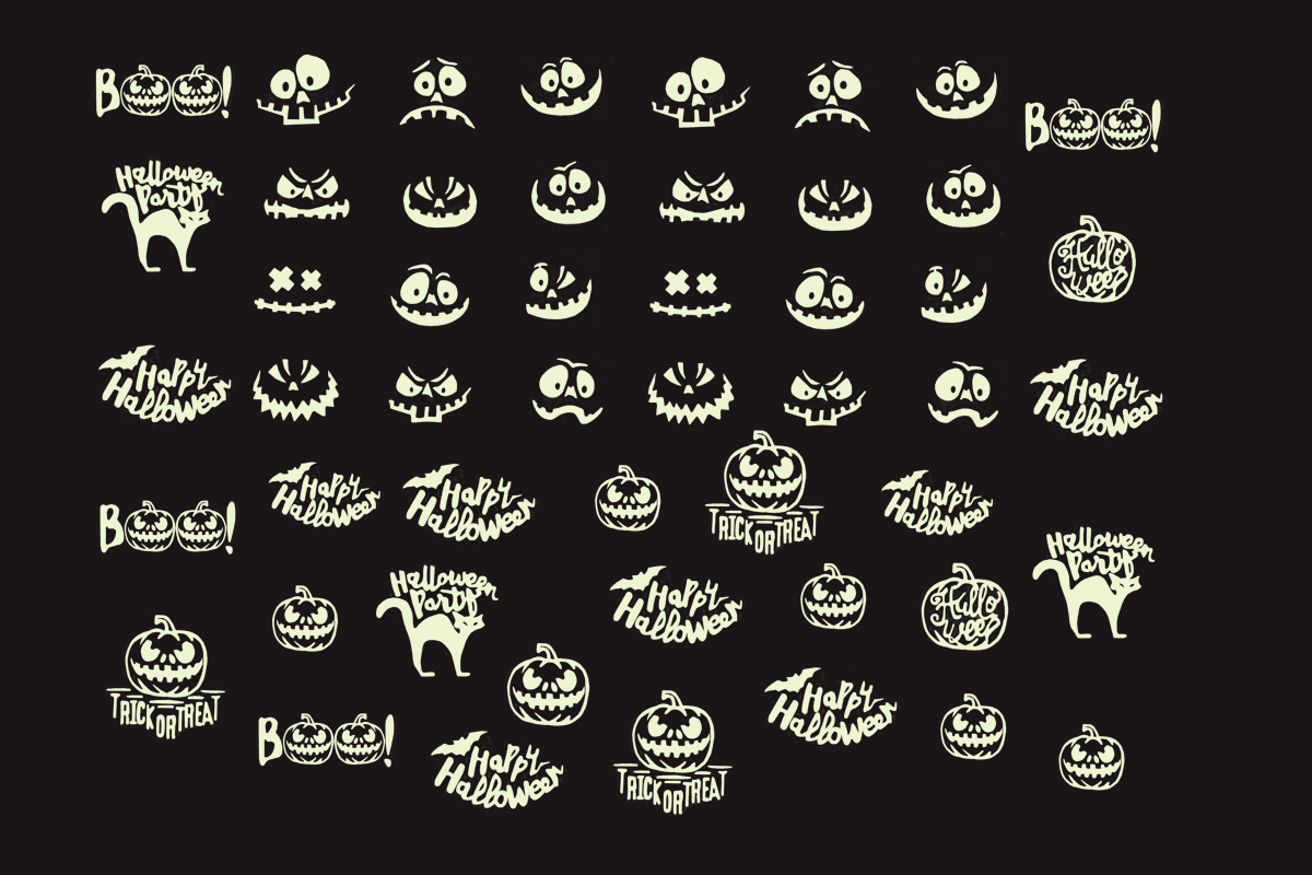 Jolifin LAVENI XL Sticker - Nightshine Halloween No. 4