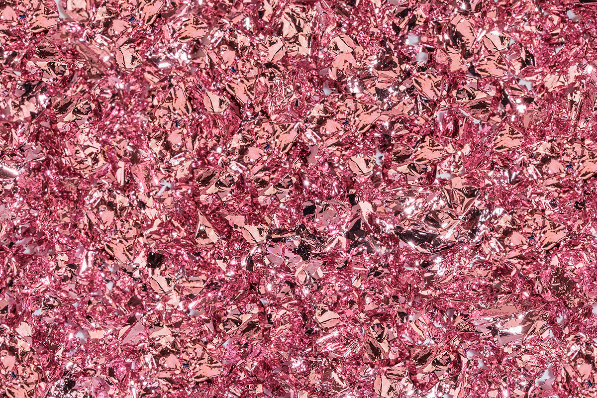 Jolifin LAVENI Mirror-Flakes - rosy