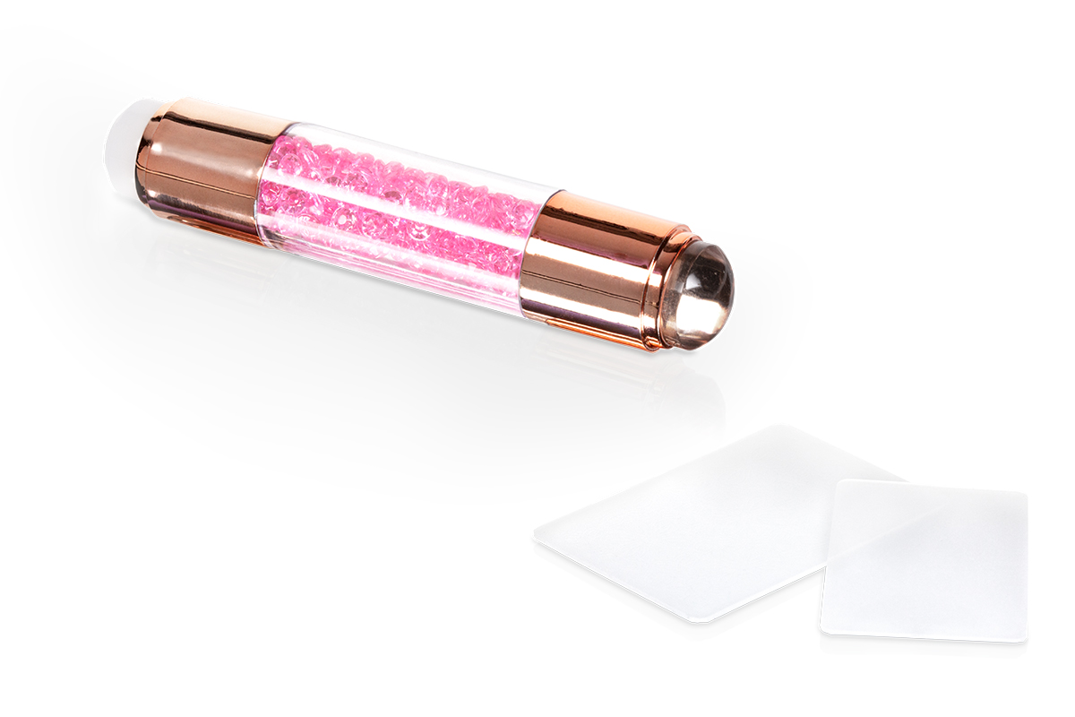 Jolifin Jelly Stempel doppelseitig - Diamonds pink