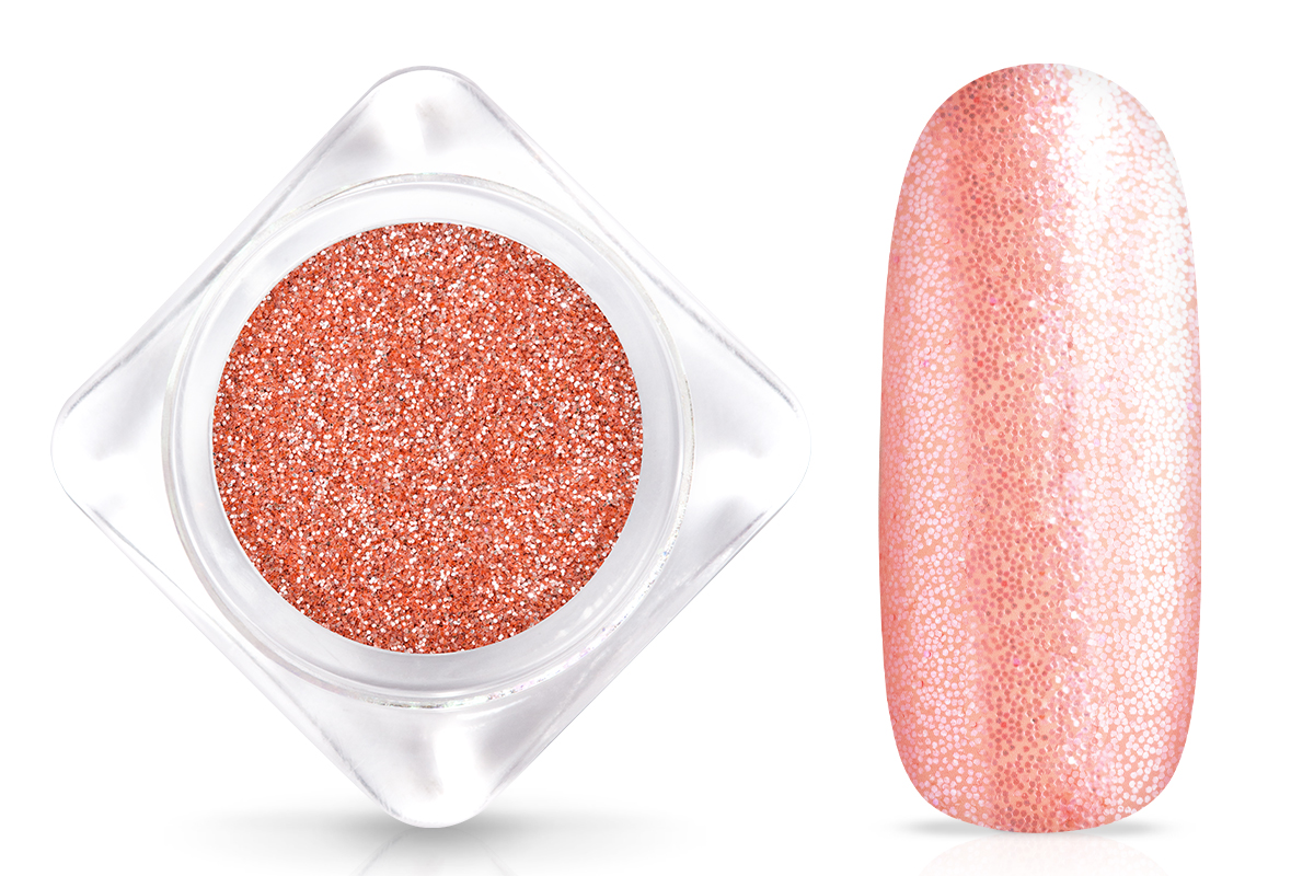 Jolifin Glossy & Matt Glitterpuder - peach