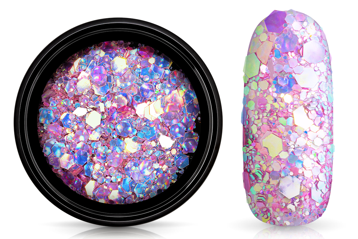 Jolifin Supernova Glitter - hologramm lilac