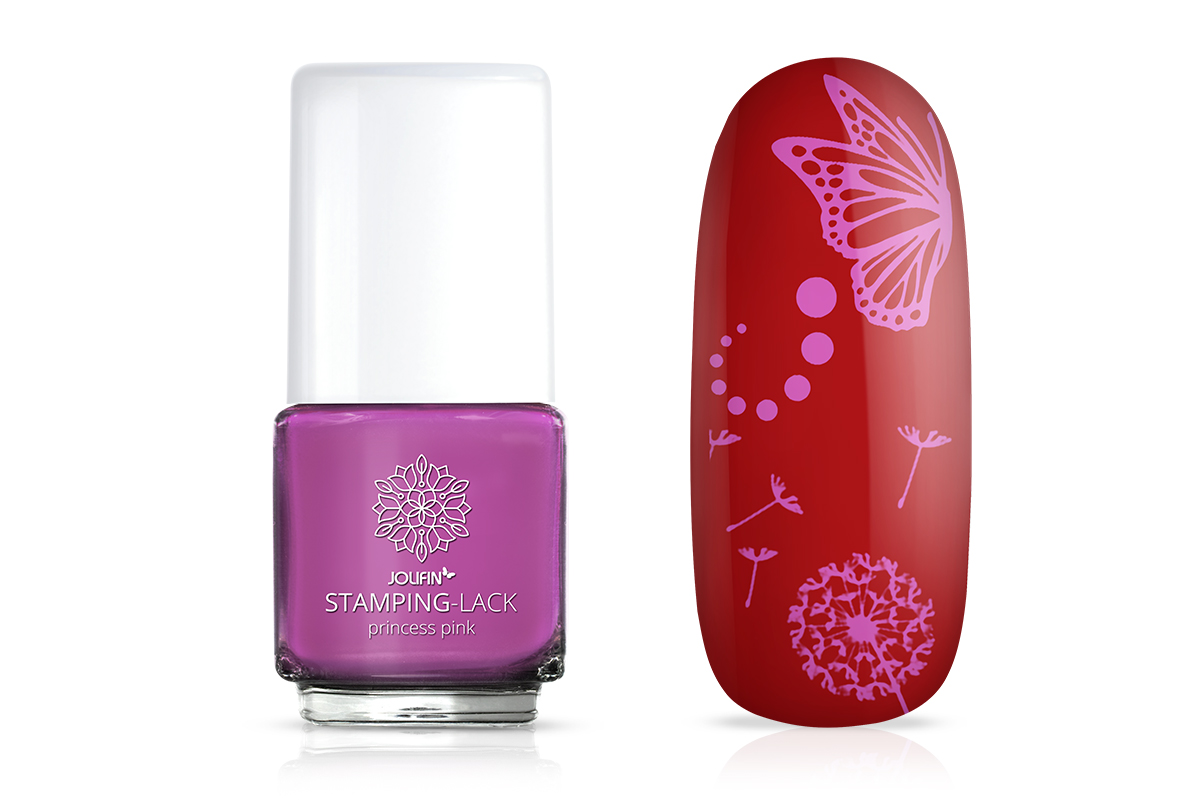 Jolifin Stamping-Lack - princess pink 12ml