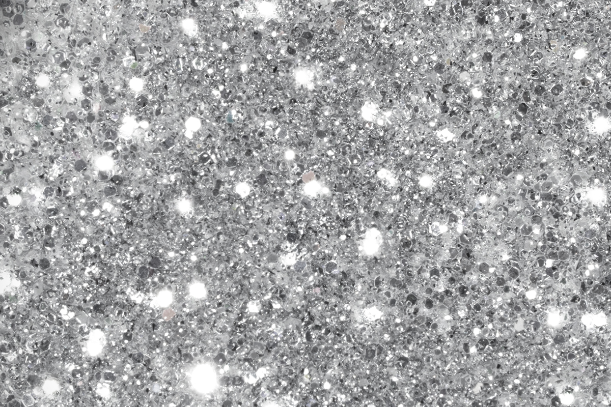 Jolifin LAVENI FlashOn Glitterpuder - bright silver
