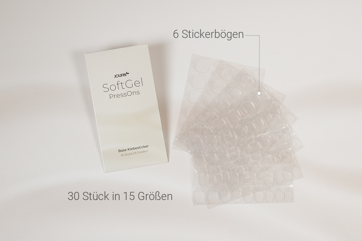 Jolifin SoftGel PressOns - Set