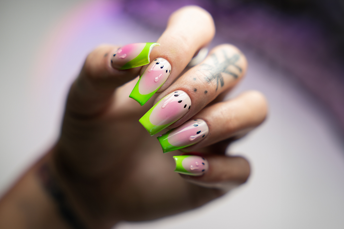 Jolifin LAVENI Pastell-Neon Pigment - Nightshine green