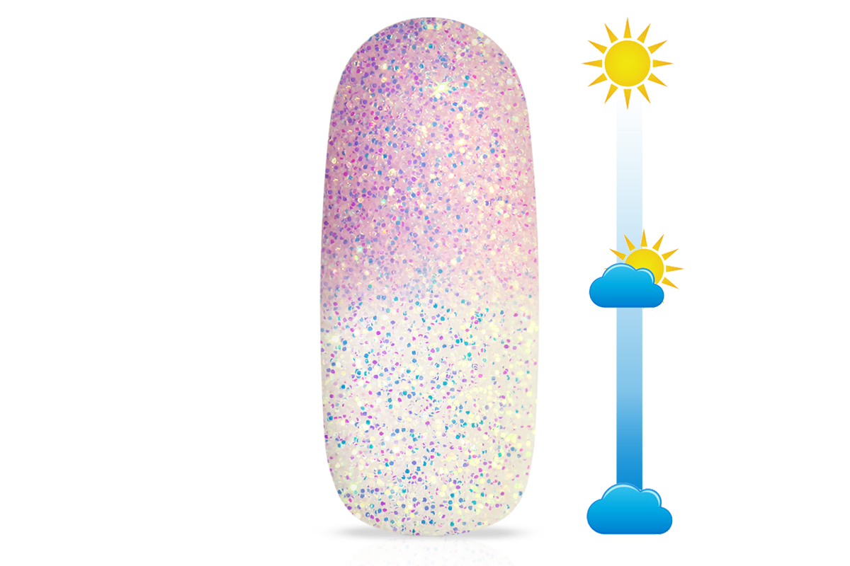 Jolifin LAVENI Solar Glitterpuder - yellow-rose