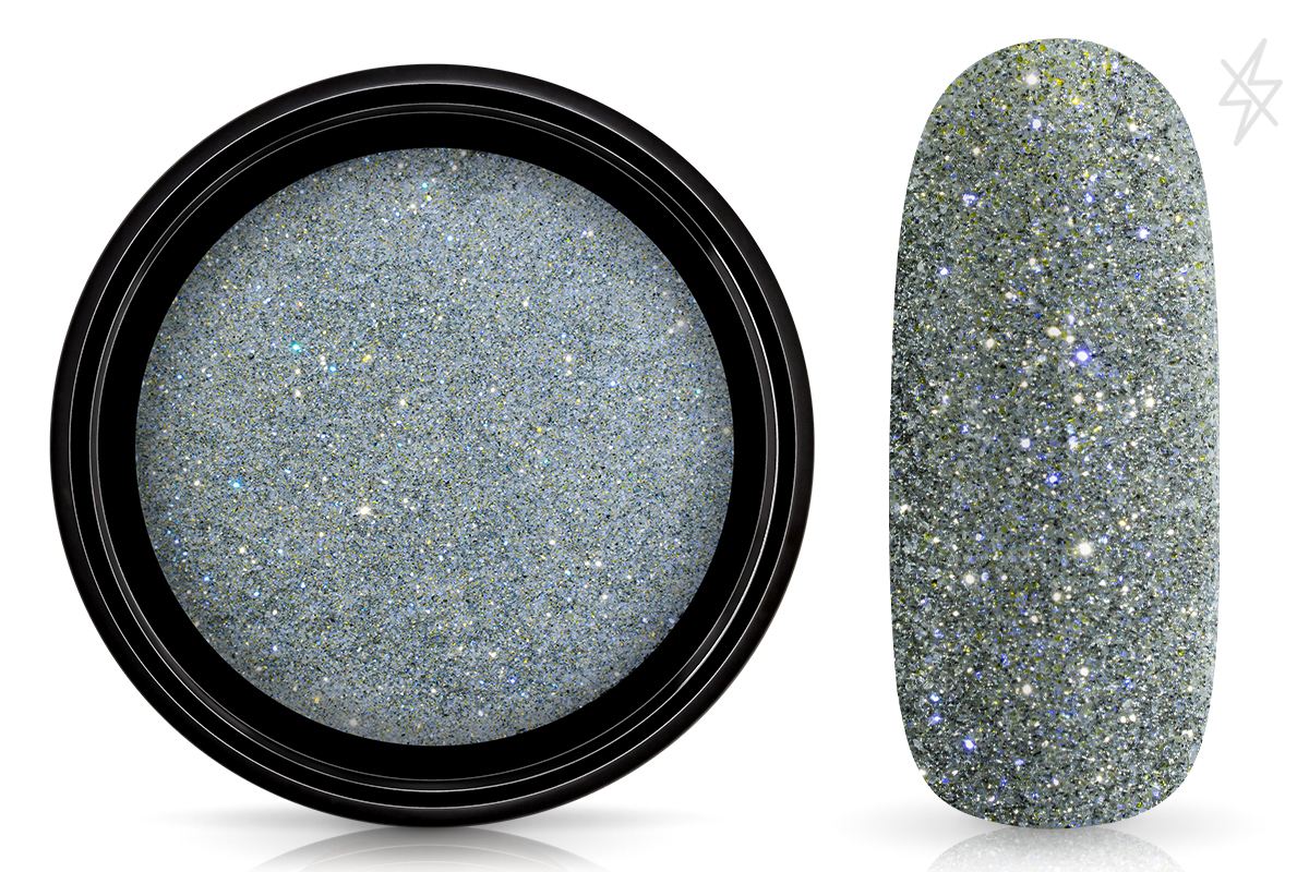 Jolifin LAVENI FlashOn Glitterpuder - opal silver-blue