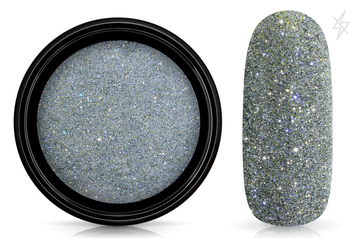 Jolifin LAVENI FlashOn glitter powder - opal silver-blue