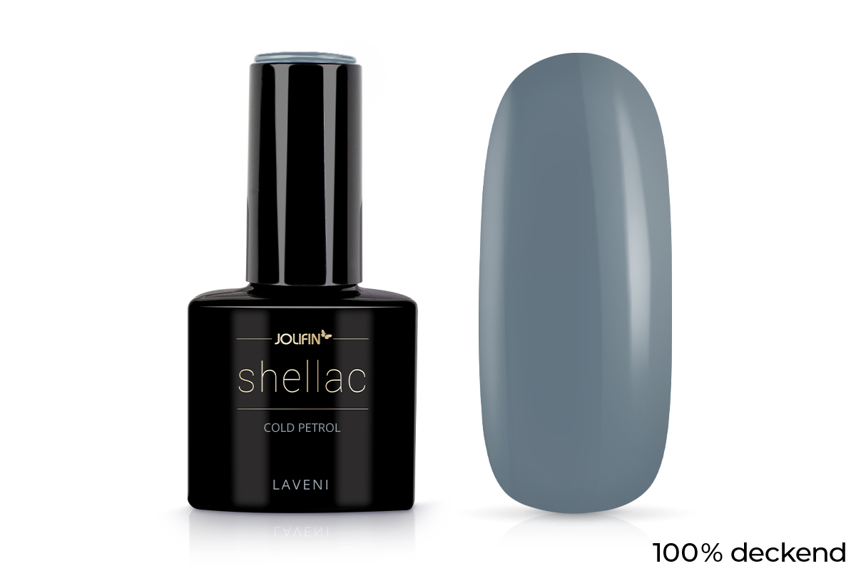 Jolifin LAVENI Shellac - cold petrol 10ml