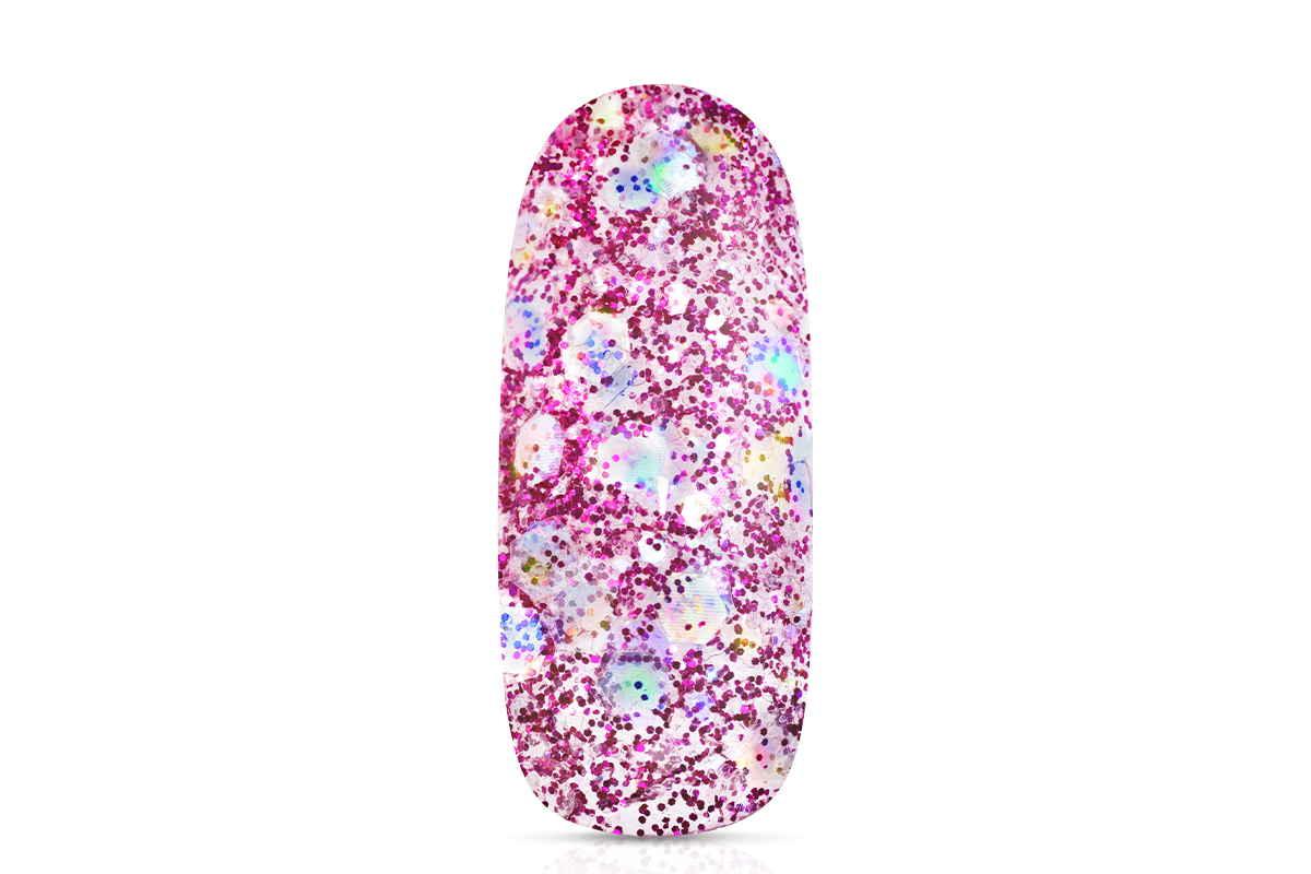 Jolifin Bio Illusion Glitter - berry