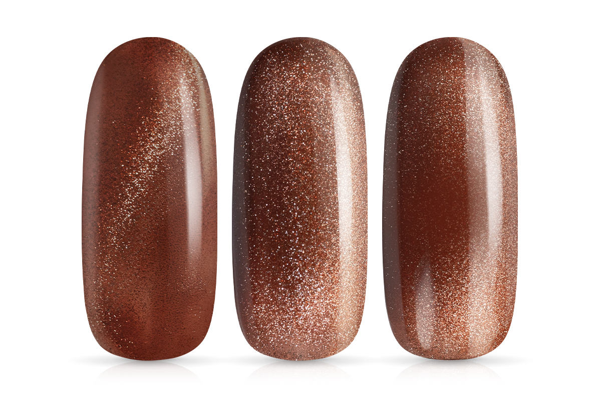 Jolifin LAVENI Shellac - Cat-Eye hazelnut brown 10ml