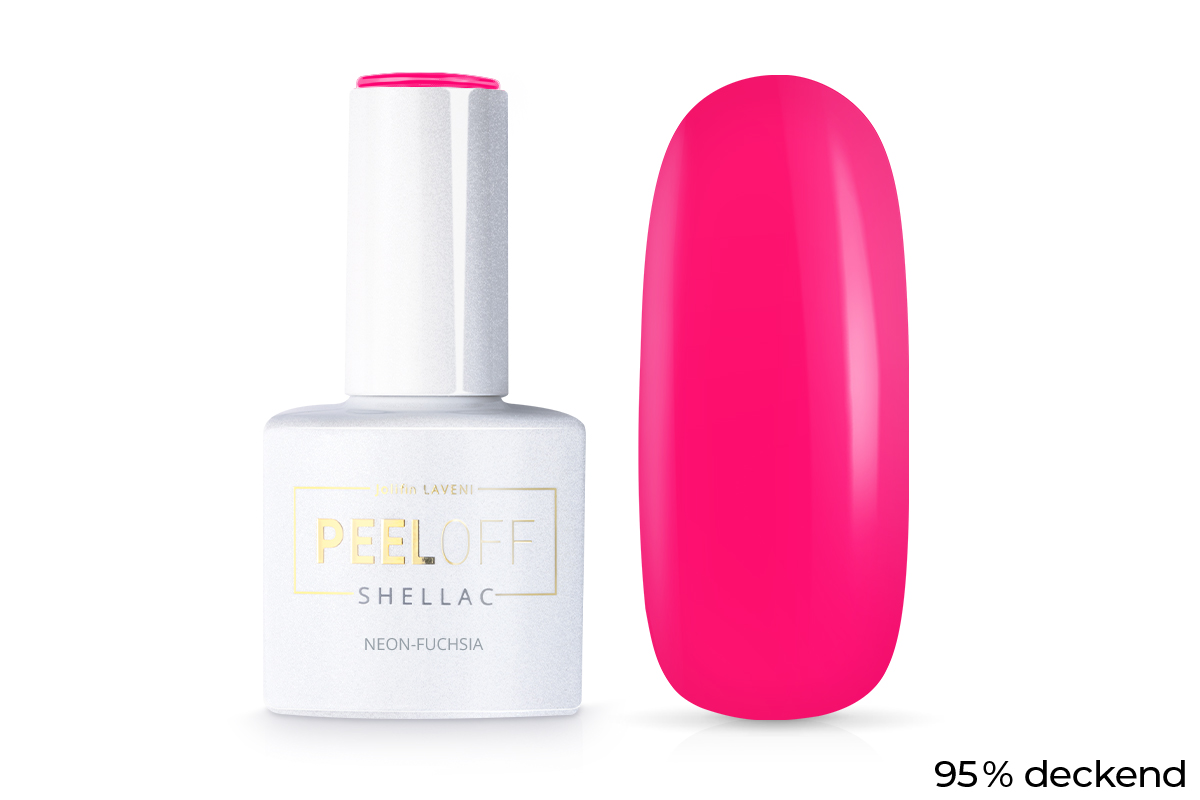 Jolifin LAVENI Shellac PeelOff - neon-fuchsia 10ml