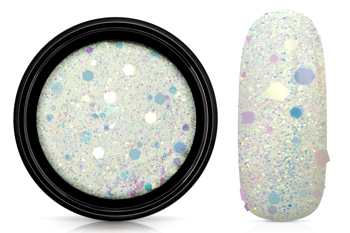 Jolifin LAVENI Solar & Nightshine Glitter - cream-apricot