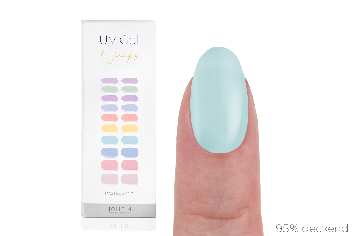 Jolifin LAVENI UV Gel-Wraps - pastell-mix