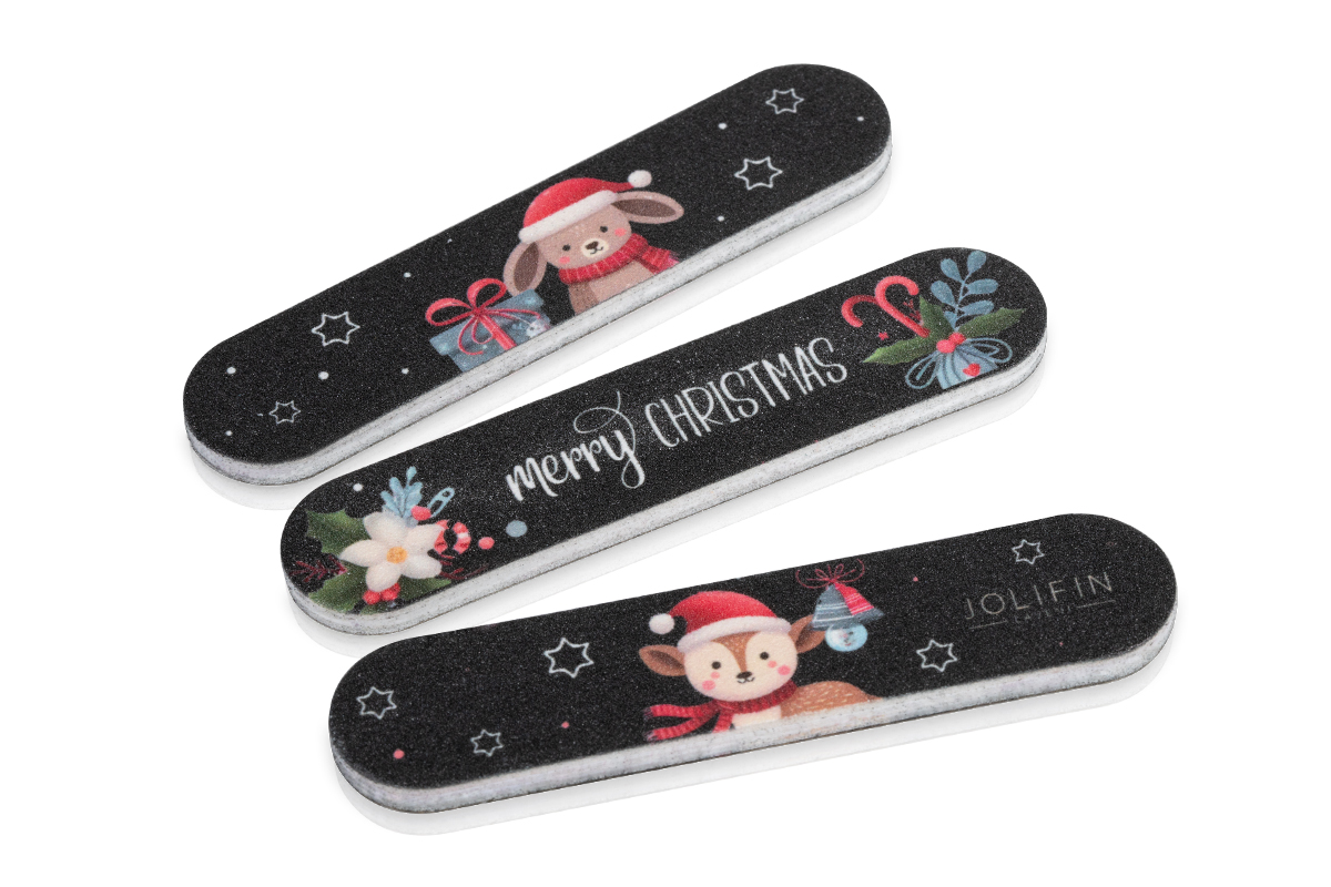 Jolifin LAVENI File Set - Christmas black 100/180