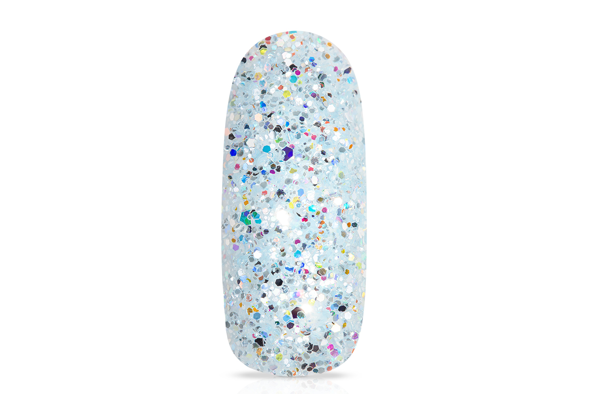 Jolifin Glitterpuder Silvermix - sky blue