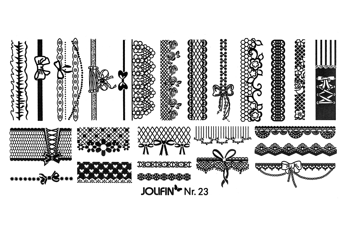 Jolifin Stamping-Schablone Nr. 23