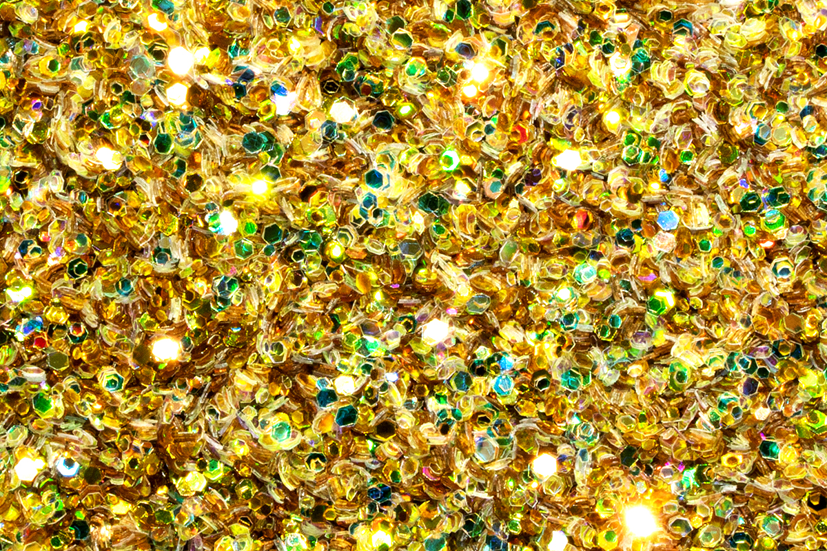 Jolifin Glitterpowder - hologram gold