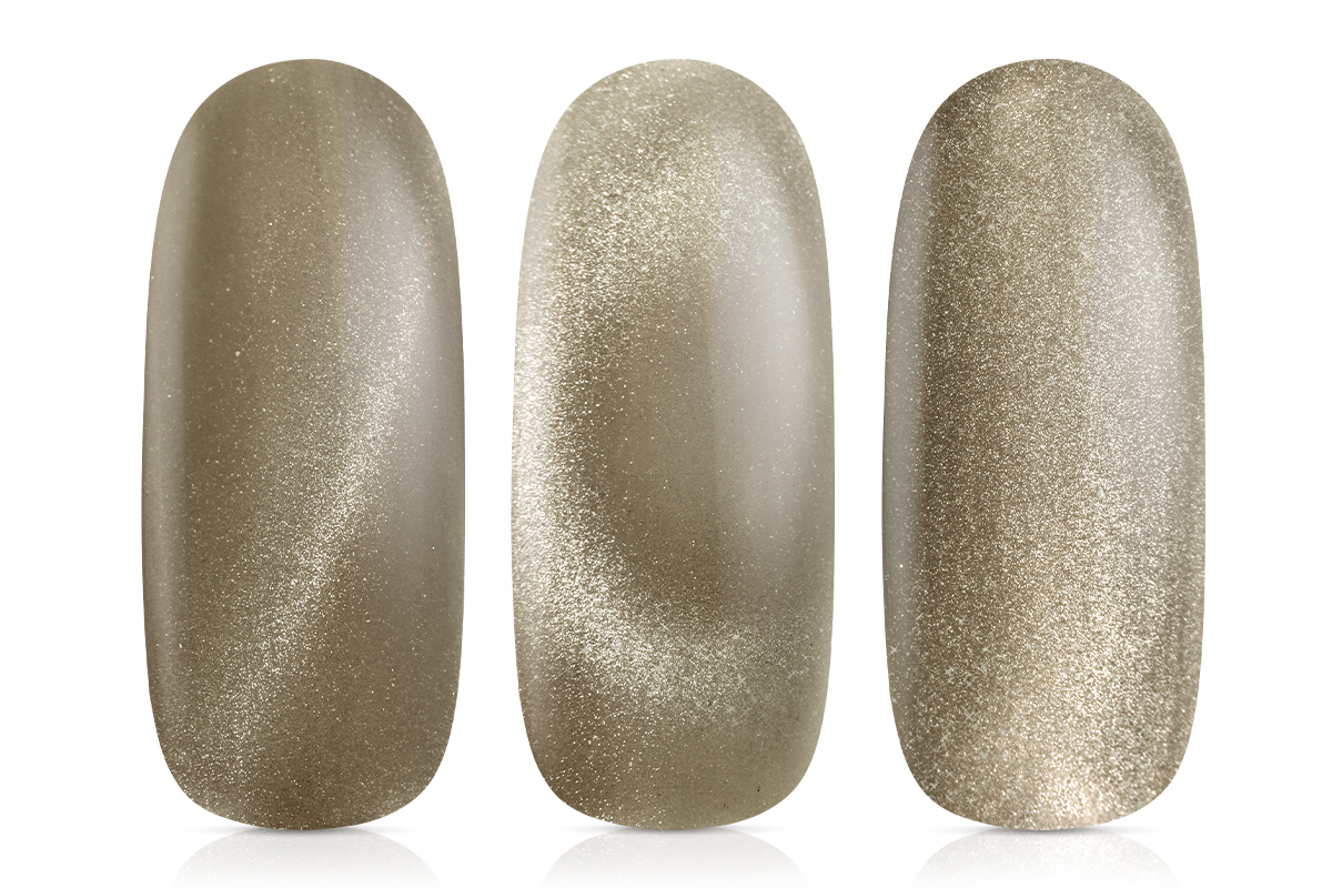 Jolifin LAVENI Shellac - Cat-Eye satin brown 10ml