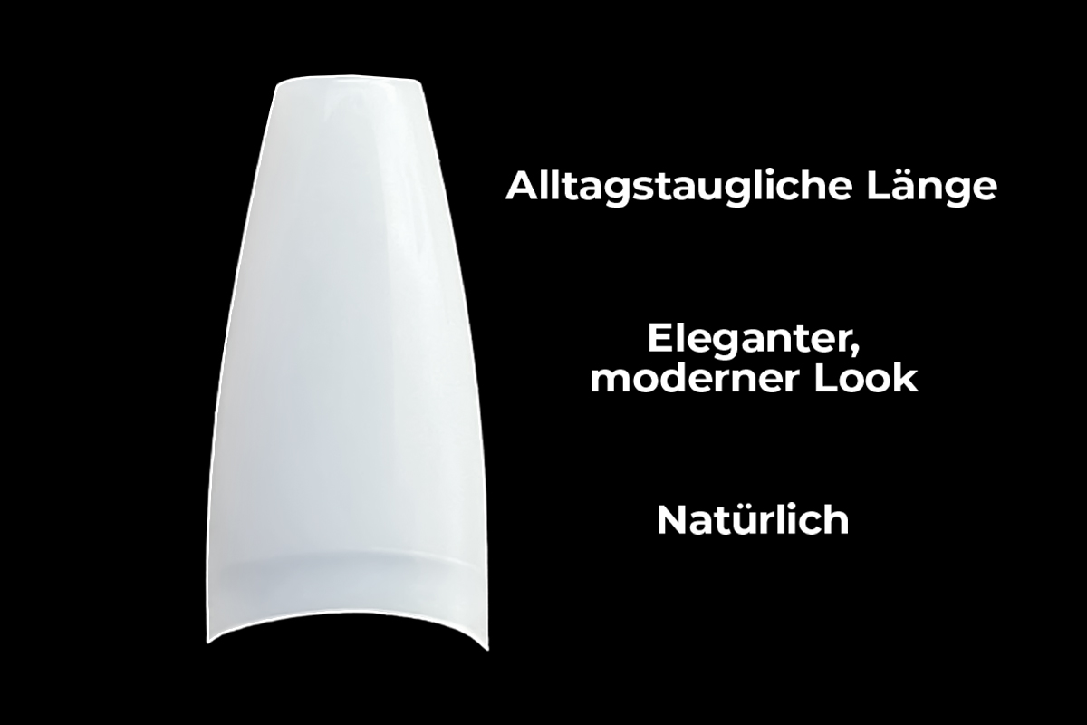 Jolifin 100er Tipbox short cut ballerina - natur