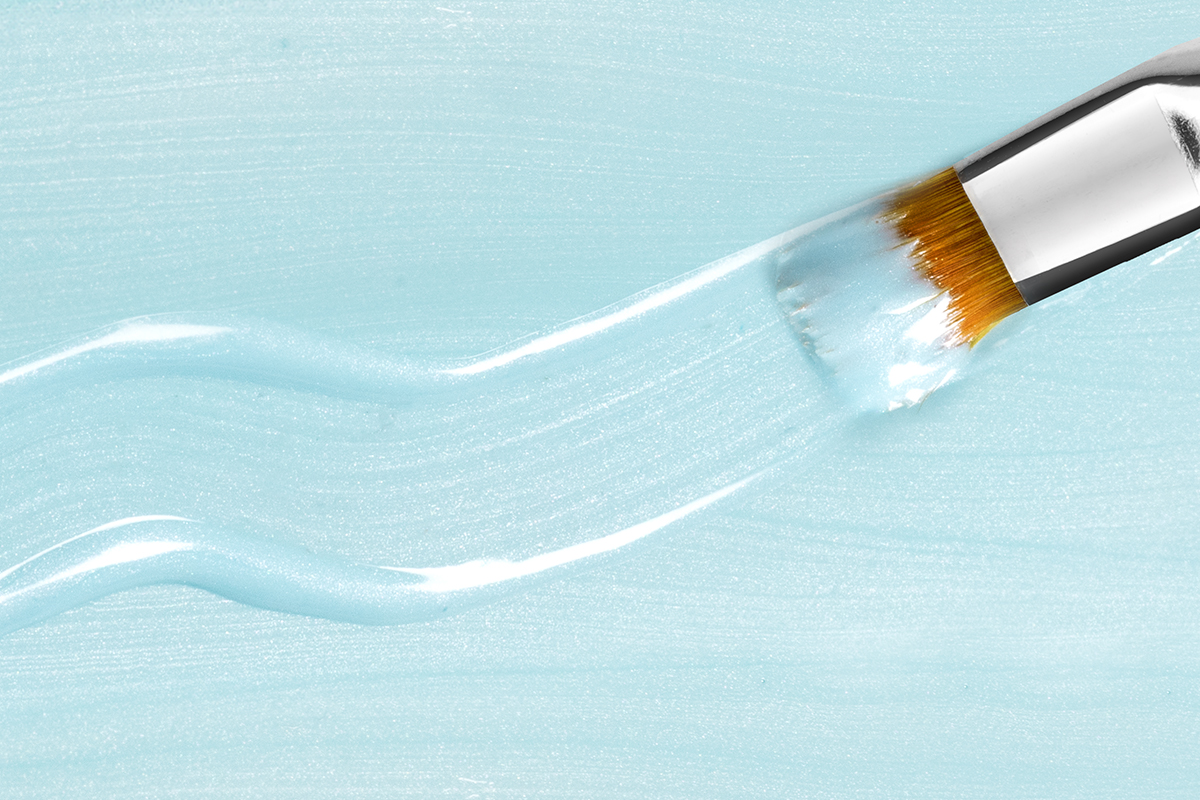 Jolifin Farbgel pastell-türkis Glimmer 5ml