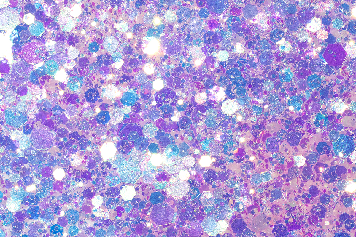 Jolifin LAVENI Solar Glitter - rosy-purple