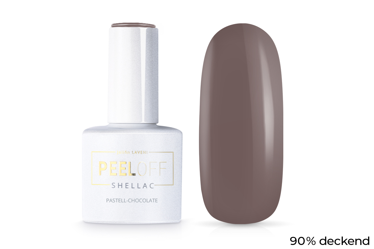 Jolifin LAVENI Shellac PeelOff - pastell-chocolate 10ml