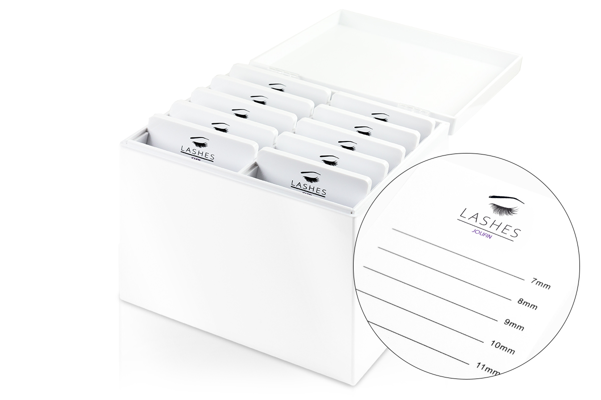 Jolifin Lashes - Aufbewahrungsbox mit 10 Wimpernplatten