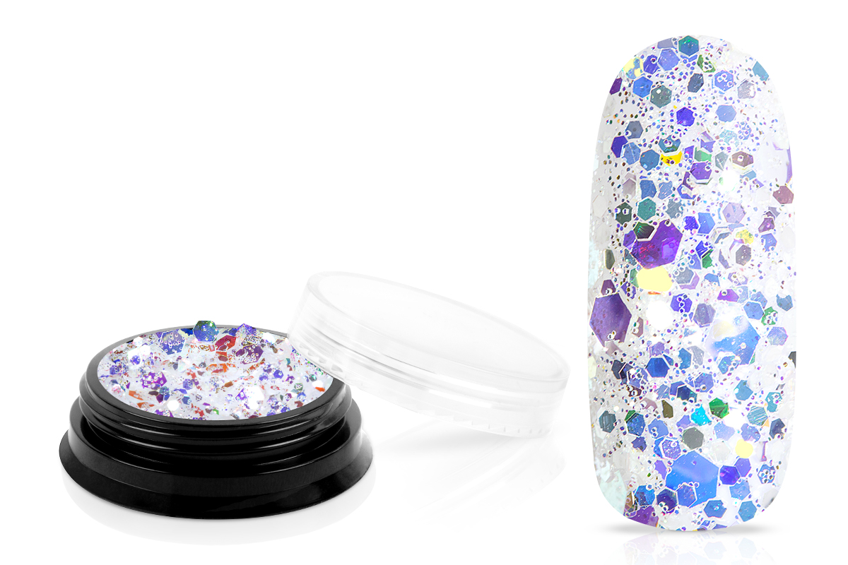 Jolifin LAVENI Mermaid Glitter - white