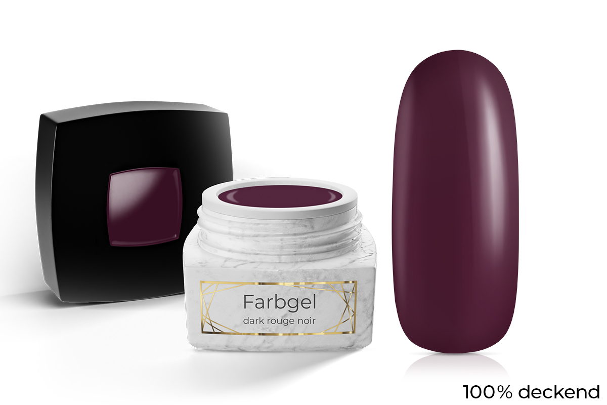 Jolifin LAVENI PRO colour gel - dark rouge noir 5ml