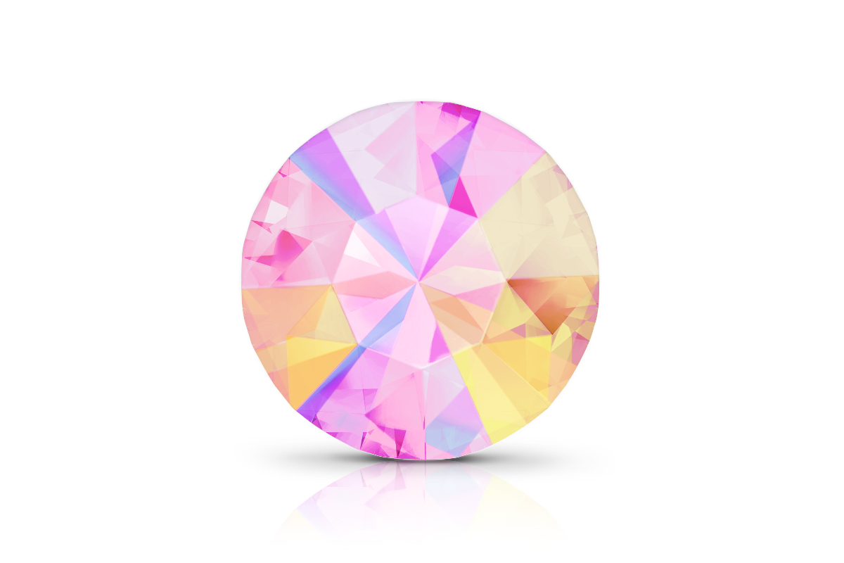 Jolifin Strasssteine 500 Stk - rosy irisierend Mix