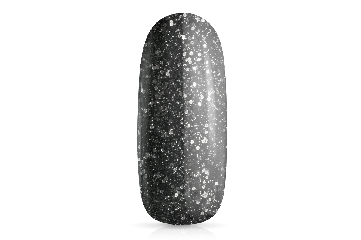 Jolifin LAVENI Farbgel - black Glitter 5ml