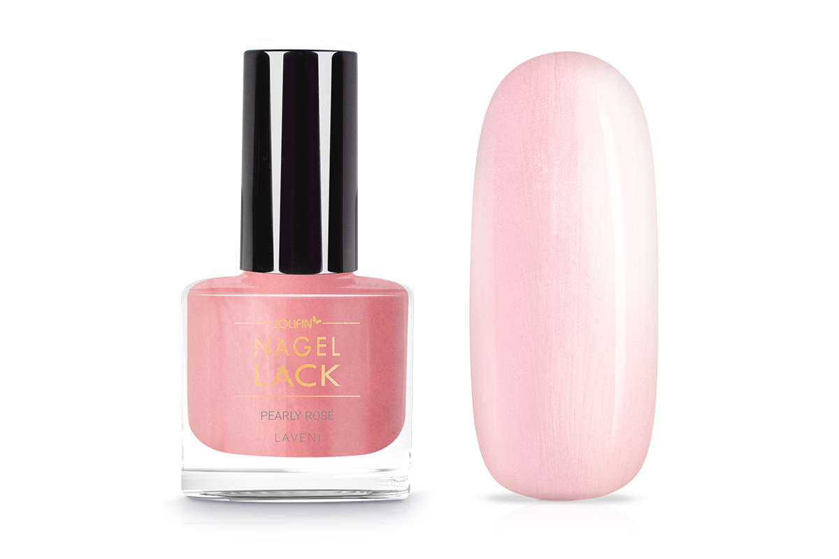 Jolifin LAVENI Nagellack - pearly rosé  9ml