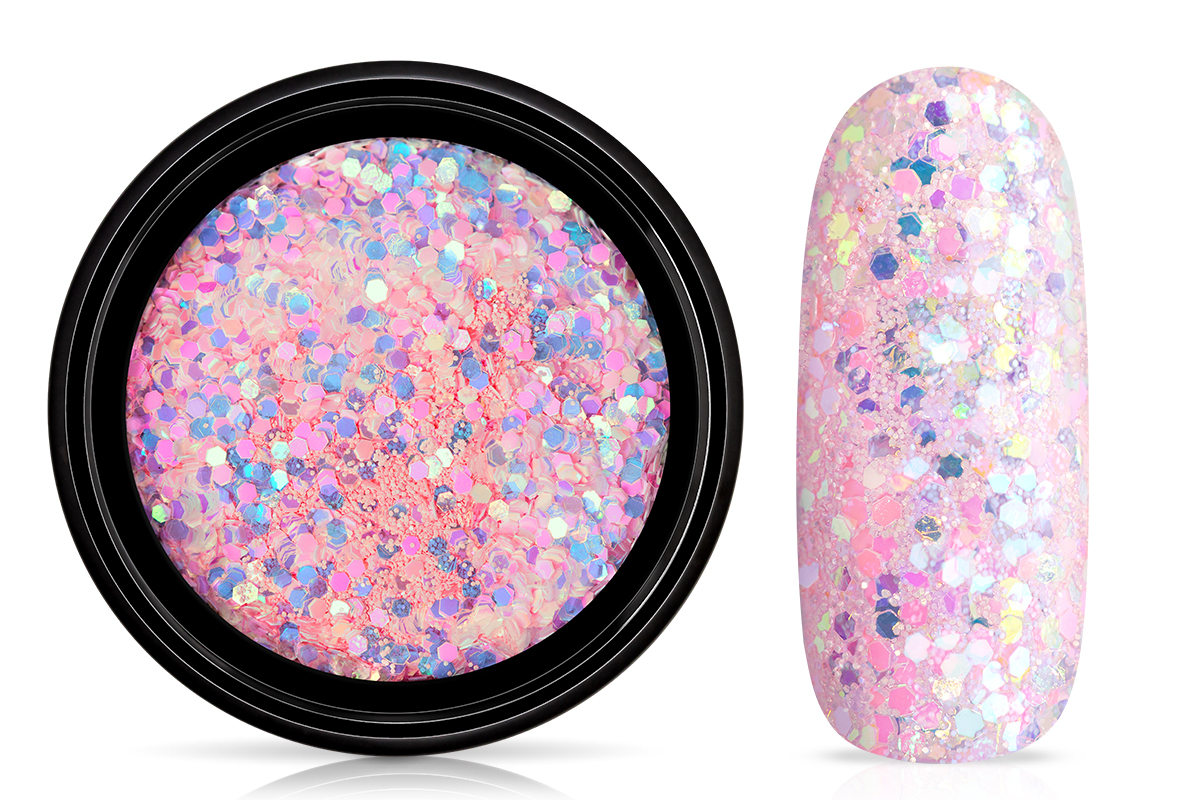 Jolifin LAVENI Mermaid Pastell Glitter - rosy