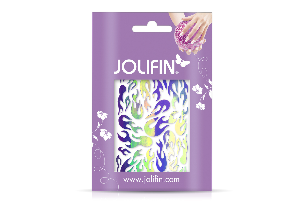 Jolifin Hologramm Sticker - Flame galaxy